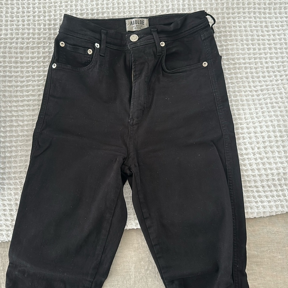 Agolde Black Skinny Jeans